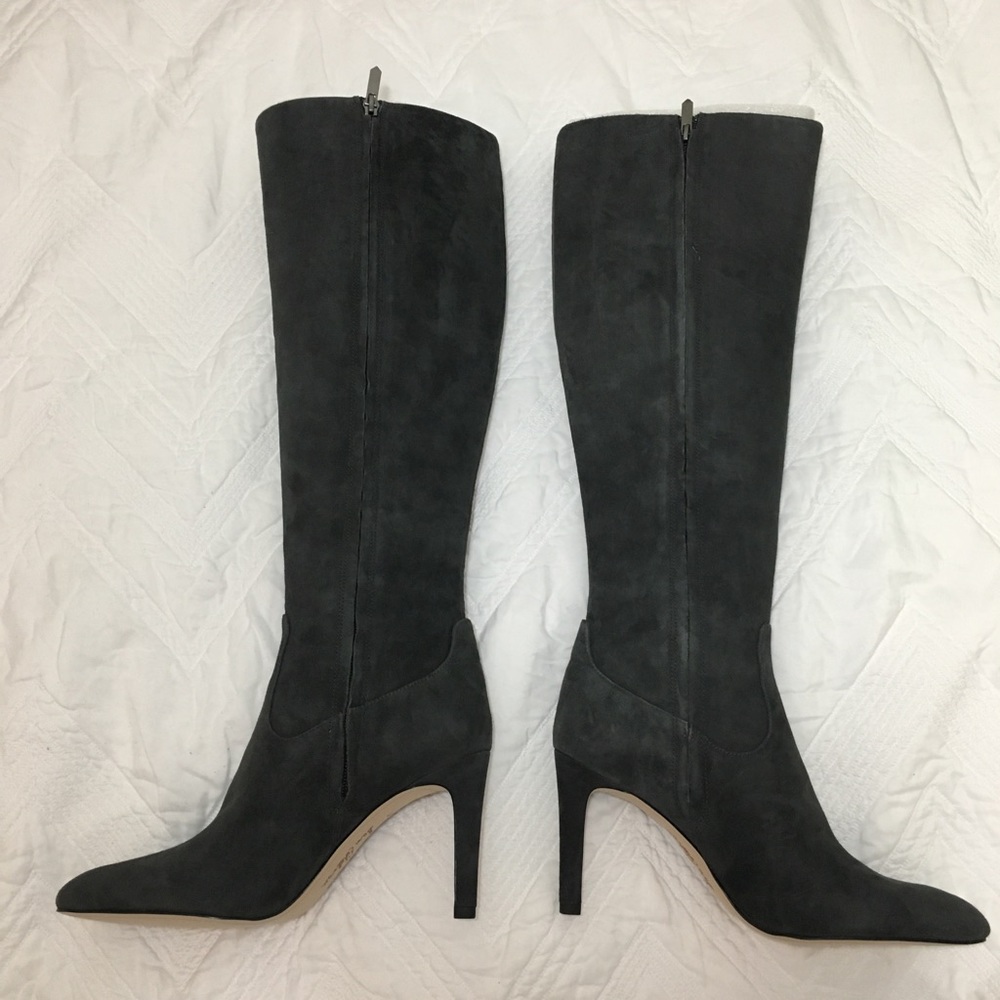 Size 8 Sam Edelman Suede Leather Knee High Boots - Picture 5 of 8